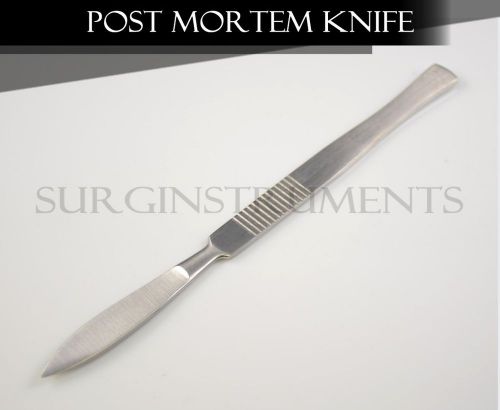 Stainless Steel Autopsy Post Mortem Disection Knife Blade - Ribbed Handle 6.5&#034;