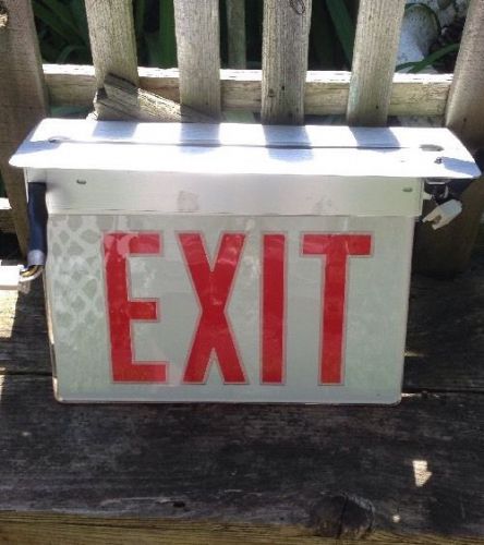 Lithonia lighting exit sign  reflective 2rpw2rwlra 120/277 for sale