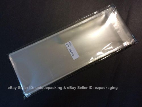 300 pcs 5x12 clear resealable poly / cellophane / cello / bopp bags for sale