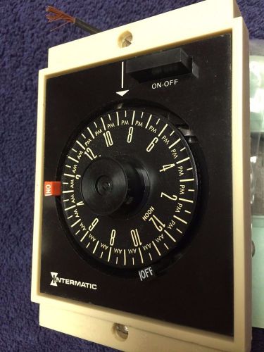 Intermatic e1010 timer, mechanical, 120v, 15a, wall switch for sale