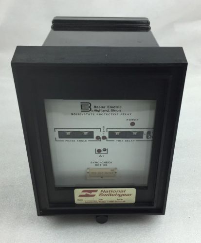 Basler Electric BE125 Sync-Check Relay | Solid State Protective Relay