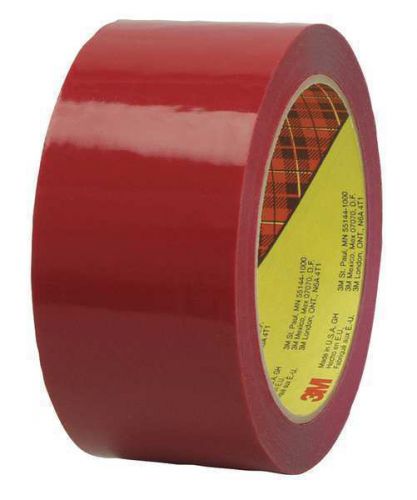 3M (373 IW) High Performance Box Sealing Tape 373 Red, 48 mm x 50 m