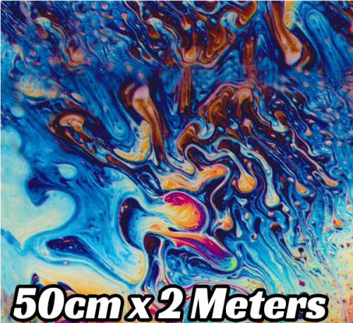 HYDROGRAPHIC WATER TRANSFER PRINT HYDRO DIPPING FILM NEW OIL SLICK #2 PATTERN