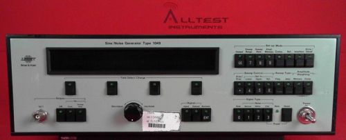 Bruel &amp; kjaer 1049 2 to 200000 hz, sine generator with frequency resolution down for sale
