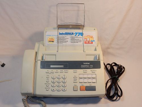 Used Plain Paper Home Office FAX  BROTHER INTELLIFAX 770 Fax Copy Scan Phone
