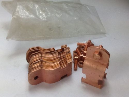 Copper Tubing Strut Clamp, Size 1 inch Lot of 10 sets