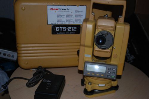 USED TOPCON GTS-212 TOTAL STATION FOR SURVEYING