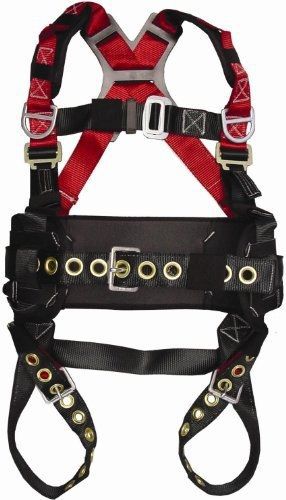 Guardian fall protection 01172 xl construction harness with side d-rings for sale