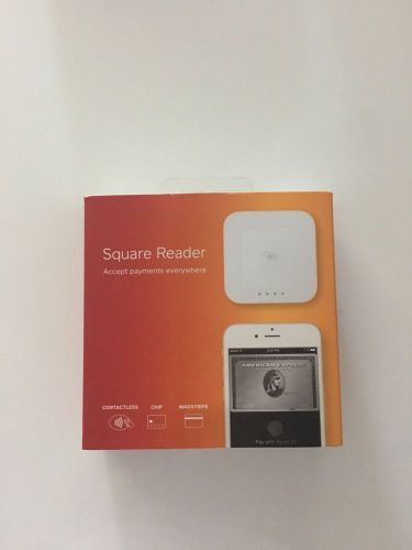 New square contactless chip card reader nfc apple pay emv magstripe sealed for sale
