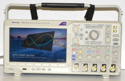 Tektronix DPO3014 Digital Phosphor Oscilloscope 100MHz 2.5GS/S w/ TCP0030