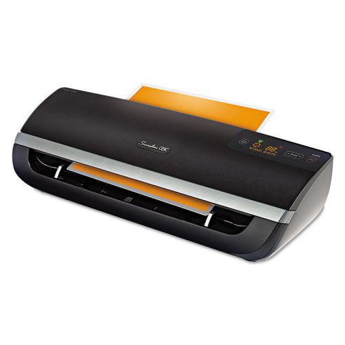 Fusion 5000l laminator plus pack with ext warranty and pouches, black/silver for sale