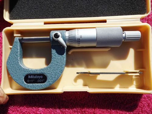 MITUTOYO *MINT!* 103-259 0-1&#034; OUTSIDE MICROMETER!