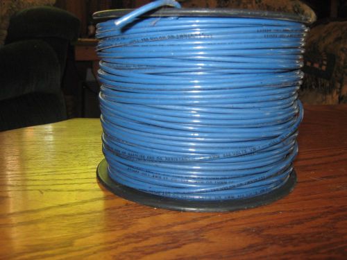 MTW, THHN, THWN 12 AWG GAUGE Blue STRANDED COPPER WIRE 500&#039; MACHINE TOOL WIRE