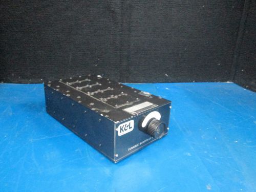 K&amp;l tunable bandpass microwave filter 50140 5bt-750/1500-5t ne171-1 for sale