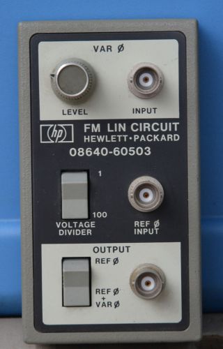 HP Model 08640-60503 FM Linearity Circuit Mixer Hewlett Packard