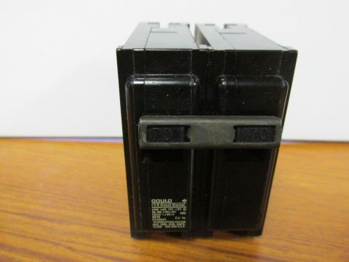 GOULD ITE 70 AMP 2 POLE CIRCUIT BREAKER CHIPPED Q270 ...... VS-558