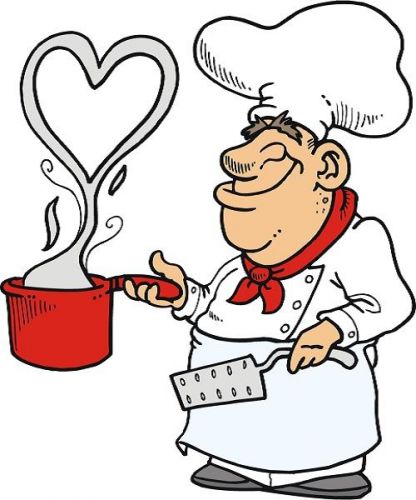 30 Custom Valentine Chef Personalized Address Labels