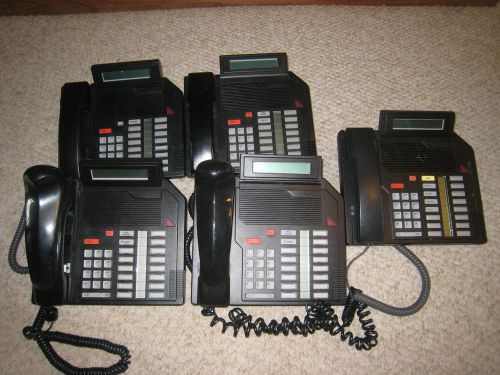 Lot of 5 -  Nortel Meridian Business Set Phone Telephone M5216