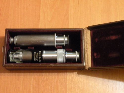 Vintage Ernst Leitz Wetzlar Pocket  Measuring  Microscope