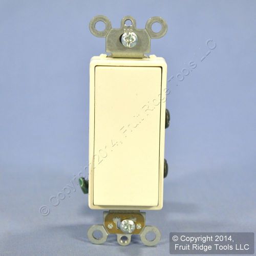 Leviton scratched almond decora rocker wall light switch 4-way 20a bulk 5624-2a for sale