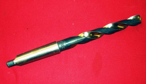 Butterfield 500 51/64&#034;  #3 morse taper shank drill bit hss usa made 11&#034; oal for sale
