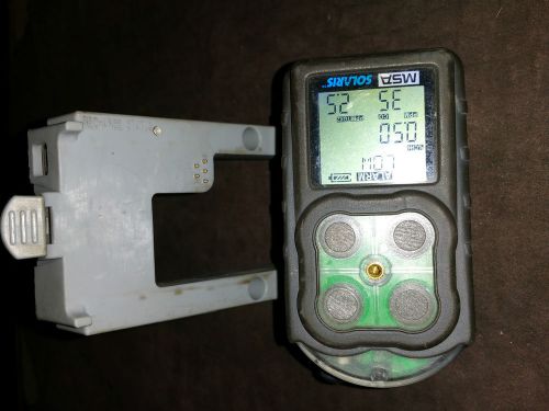 1 unit msa solaris multi gas detector, survival shtf bugout prepping emergency for sale