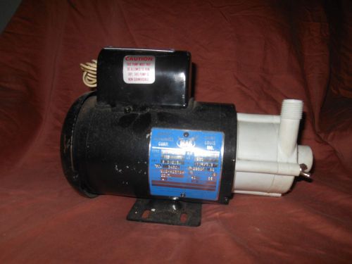 Little giant pump 115/230v 1/8hp mac motor rpm 2850 thermally protected works!! for sale