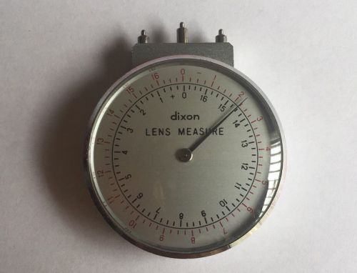 Dixon Lens Measure Base Curve Measurer