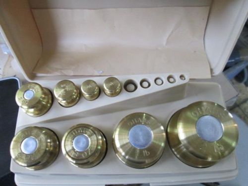 Ohaus Sto-A-Weigh 8pcs Calibration Set with Case