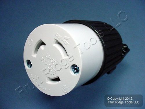 Cooper industrial grade twist turn locking connector nema l6-30r 30a 250v l630c for sale