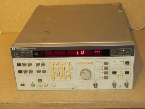 HEWLETT PACKARD HP 3326A TWO CHANNEL SYNTHESIZER