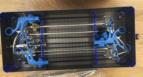 Brand New Laparoscopic Instrument Set With Sterilization Case