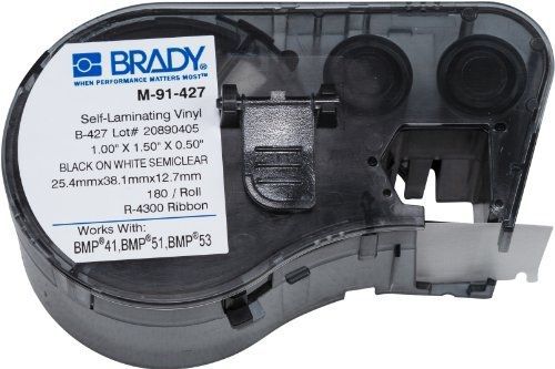 Brady M-91-427 Labels for BMP53/BMP51 Printers