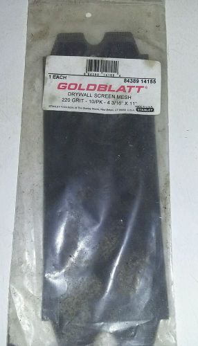 9 drywall sanding sheet rock 220 grit mesh screen goldblatt stanley free shippin for sale