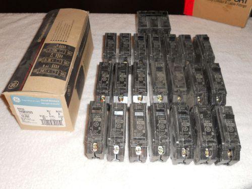 (22) GE RT-690 20A 1-Pole &amp; GE RV-2937 30A 3-Pole THQB Circuit Breakers - NEW!