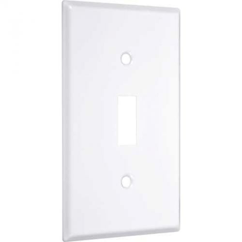 Wallplate Single Toggle Wh HUBBELL ELECTRICAL PRODUCTS Standard Switch Plates