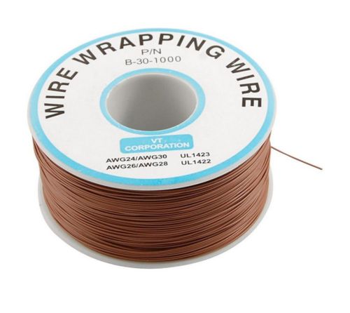 1pcs 0.25mm Wire-Wrapping Wire 30AWG Cable 250m brown