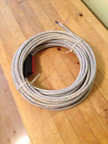 58&#039; feet 25 pair/pr female amphenol cable telecom tail 25cx58 plenum teflon #23 for sale
