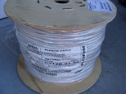 1000&#039; reel carol c3128.41.86 communications / control cable 14/2 plenum new for sale