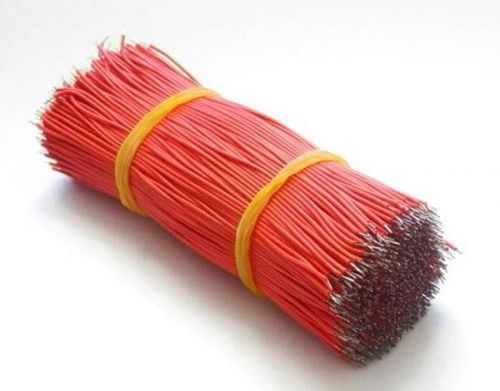 1000pcs Electronic Lead Wire Electrony Lead Wire 10CM Red LW-04R