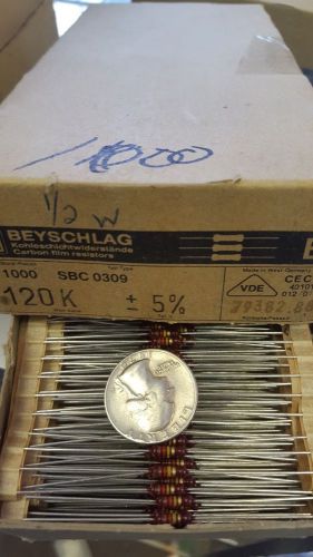 Lot of 20 Vintage Beyschlag Carbon Film Resistor NOS 27 Ohm 5% new old stock