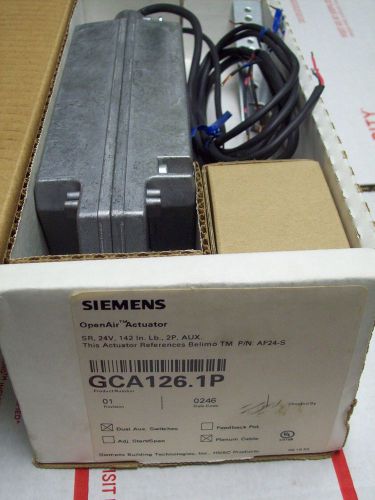 Siemens GCA126.1P OpenAir Actuator, Input AC/DC 24V, Plenum Cable AF24S