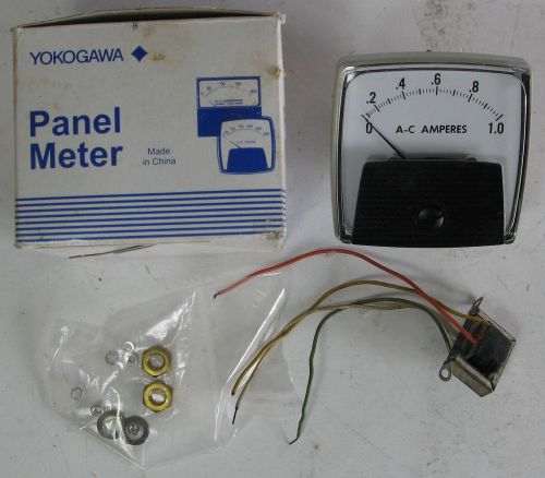 Yokogawa alternating current ac panel mount ammeter 0-1a 250240lala nib for sale