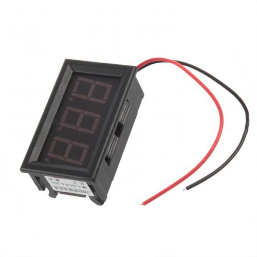New Mini Digital Voltmeter 3.3-30V Red LED Vehicles Motor Voltage Panel Meter S3