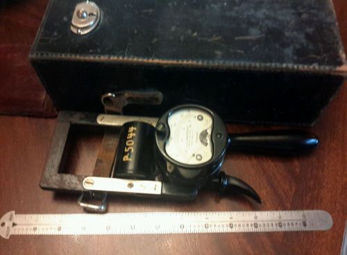 Vintage Ferranti Large Clamp Ammeter, w/ Leather Case from a retired electrician