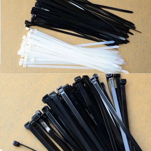 100pcs fixed lock binding wire rope extended nylon zip cable tie belt 2.5*100mm for sale