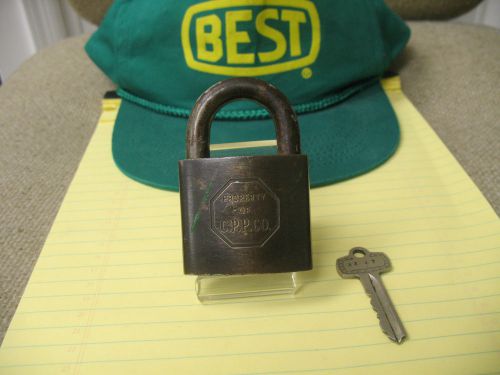 Colgate palmolive peet padlock / advertising lock / best lock / stanley hdwe. for sale