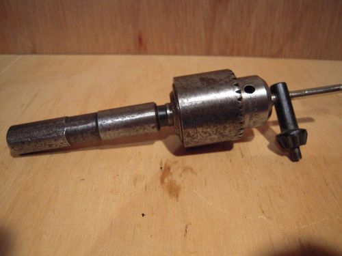 Vintage JACOBS  No. 1A Chuck with  Shank  and JACOBS Key 0-1/4