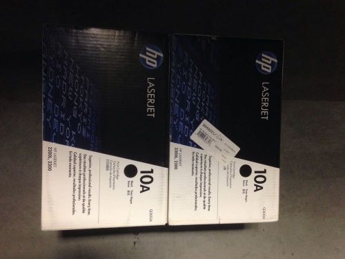 Q2610A HP Black Printer Toner Cartridge - 2 Boxes