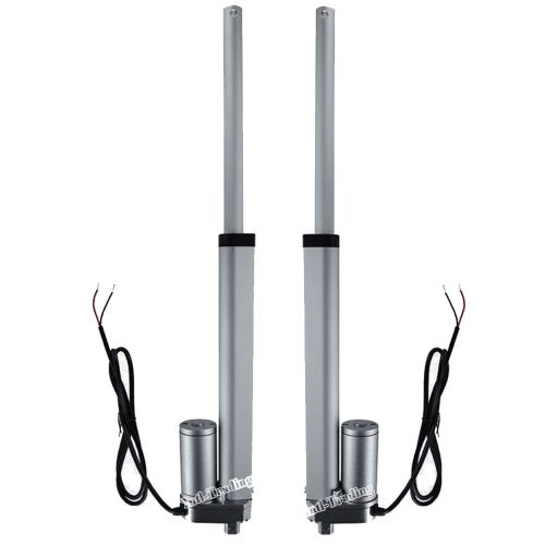 2x heavy duty 200mm 8inch stroke linear actuator 220 pound max lift dc 12v motor for sale